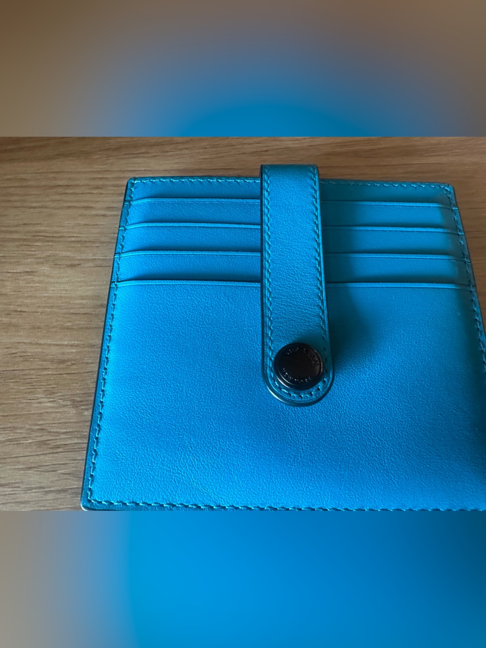 Coach Teal Wallet/Card Holder